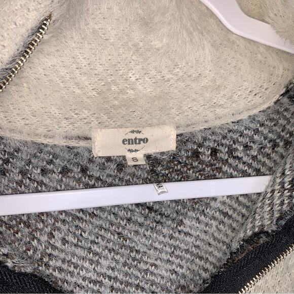 Entro Leopard Print Super Soft Quarter Zip Pullover Jacket Women’s Size Small - Picture 3 of 9